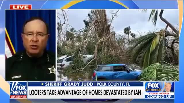 Florida Sheriff Warns Potential Looters, Says They'll "Look Like Grated Cheese"