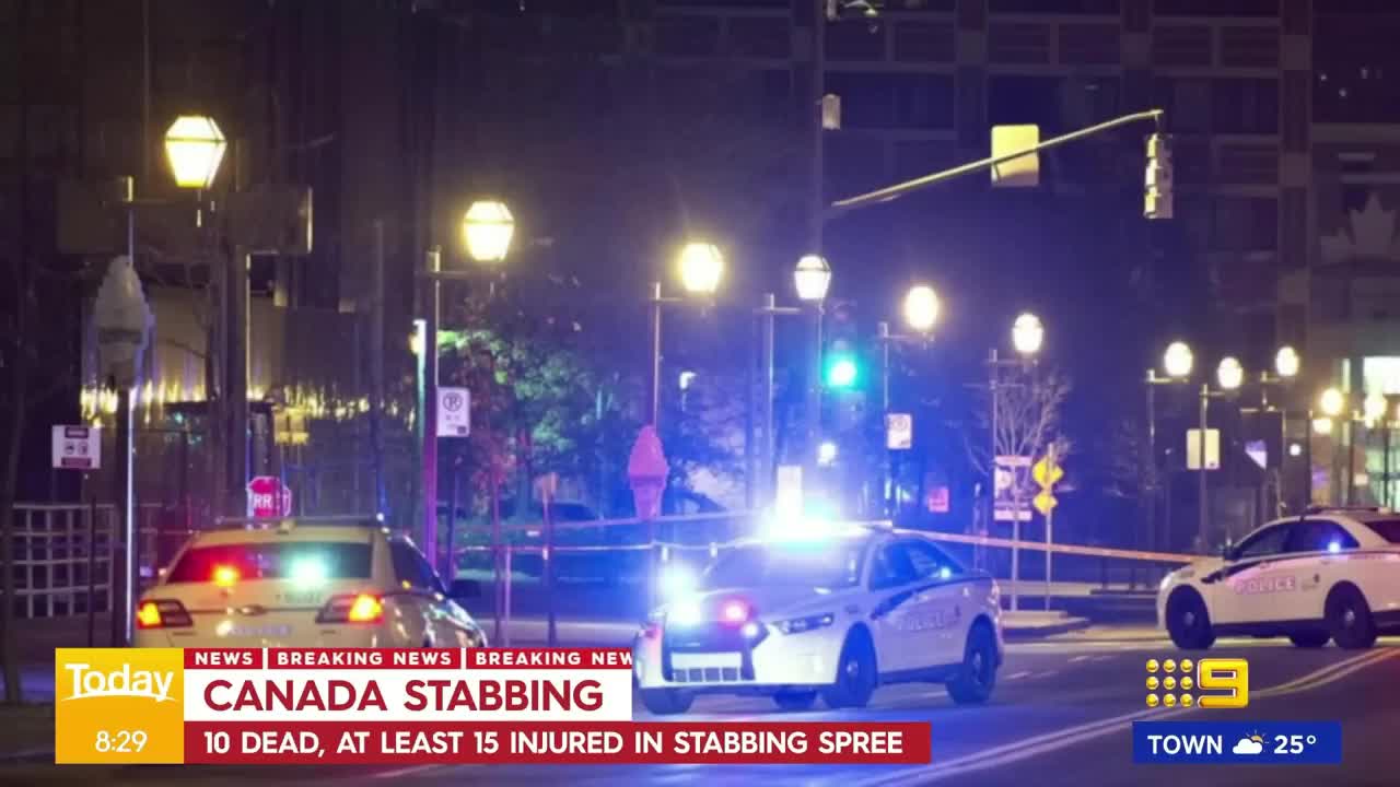 Canada mass stabbing: 10 dead, at least 15 injured in Saskatchewan | 9 News Australia