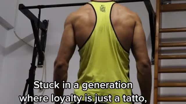 Stuck in a generation where loyalty is just a tatto,