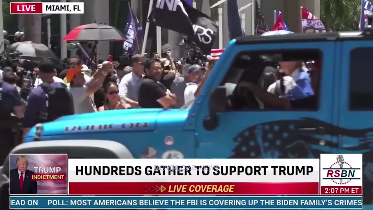 INFOWARS Flag Spotted In Miami - 6/13/23