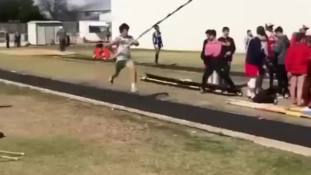 ❗😱 how wrong could Pole vaulting go___ via sportscenter #espn #short