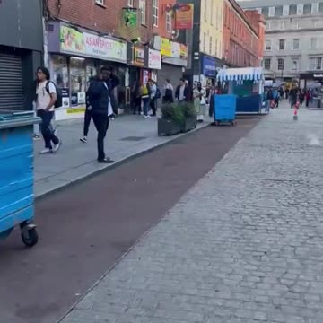 This is Dublin. The Irish fought for independence from the British, only to