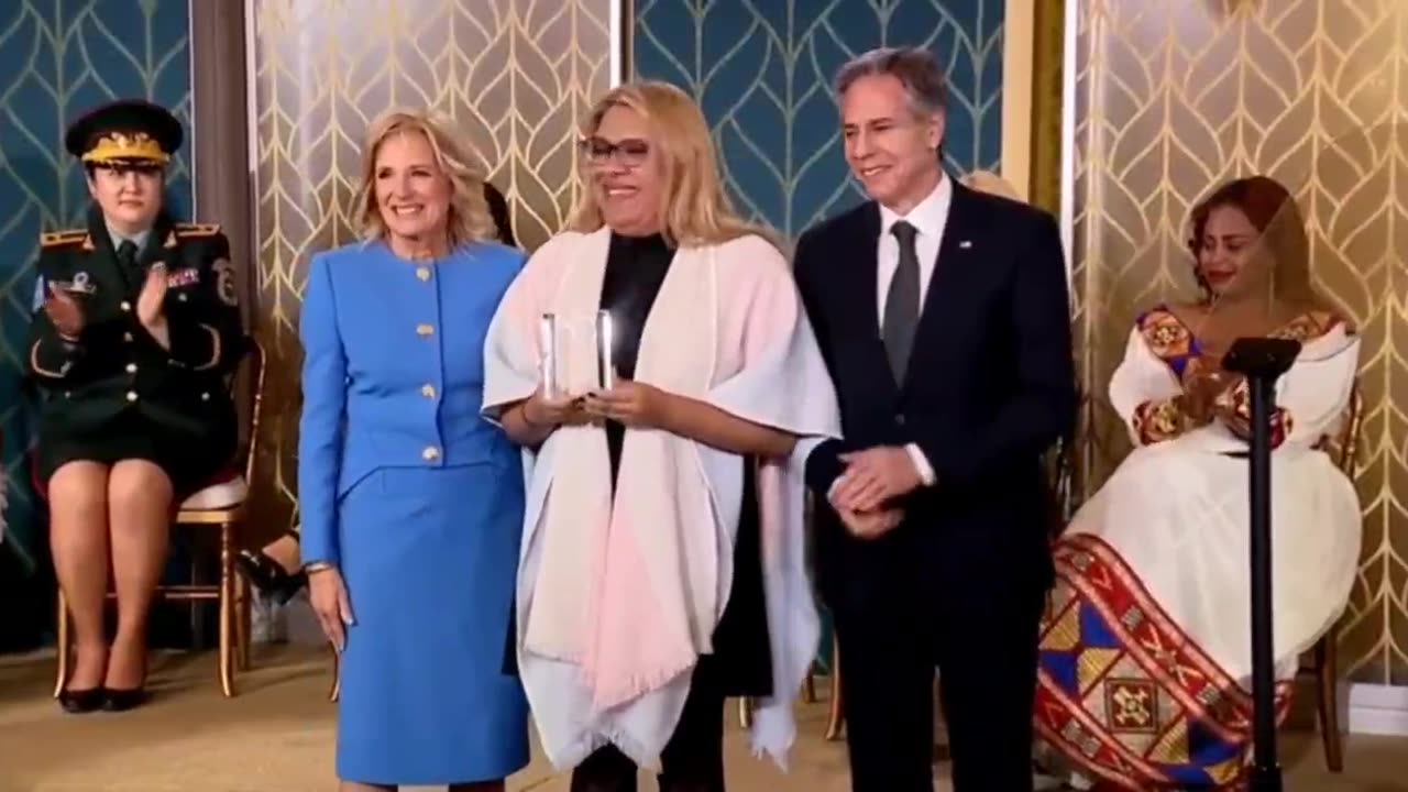 International Women Of Courage Award goes to.....a bloke