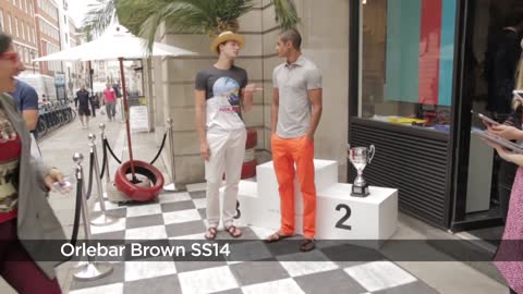 Orlebar Brown SS14 at London Collections Men