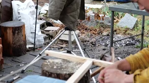 Making buck saw for bushcraft