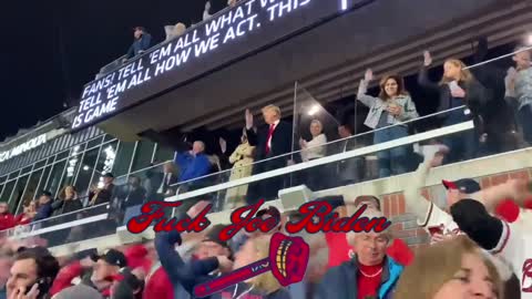 DT & Melania Enjoying Their Time At The World Series