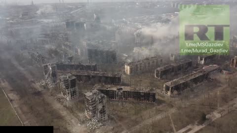 Ukraine War - Drone In Mariupol