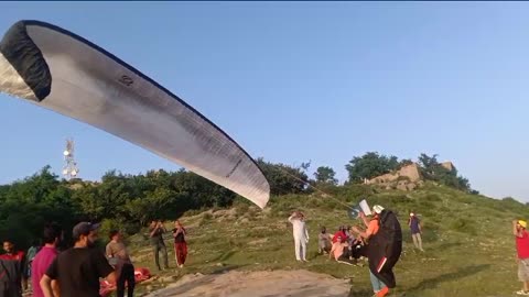 Paragliding in northern Pakistan