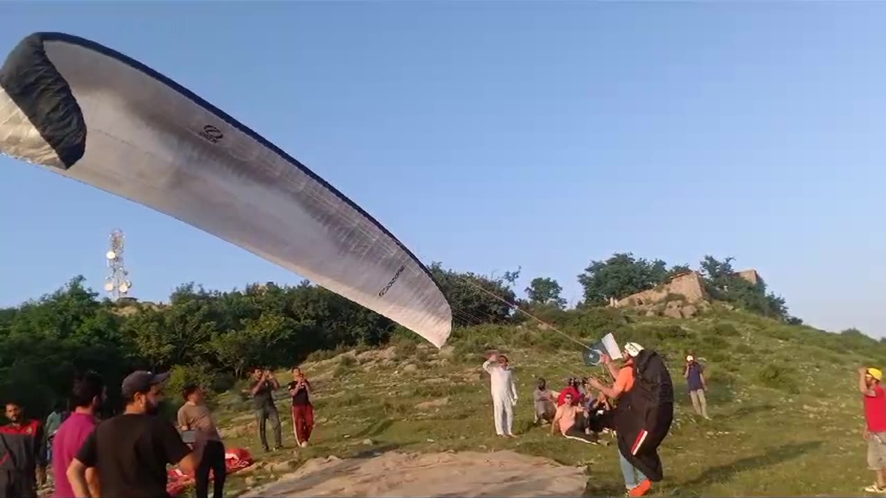 Paragliding in northern Pakistan