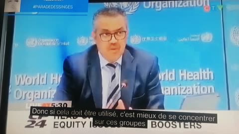 Panique de Tedros: "Il ne faut pas tuer les enfants avec les injections!"