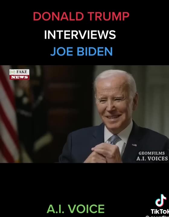 AI - Trump interviews Biden