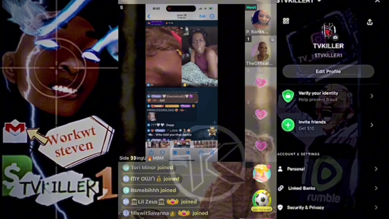 PETTY BANKS SHOWS TEXT MESSAGE OF HER & TRINA B