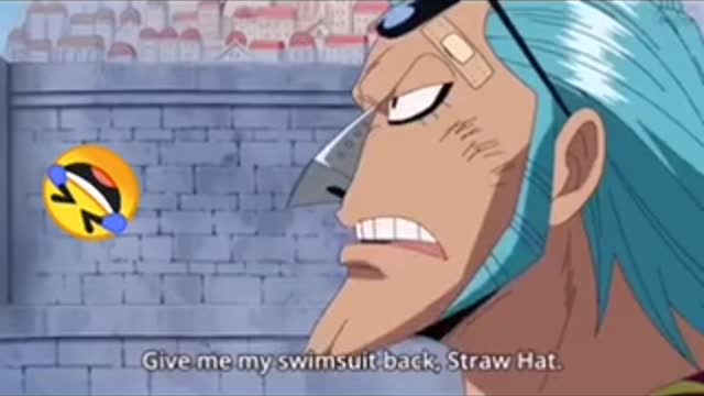 Franky funny moment one piece