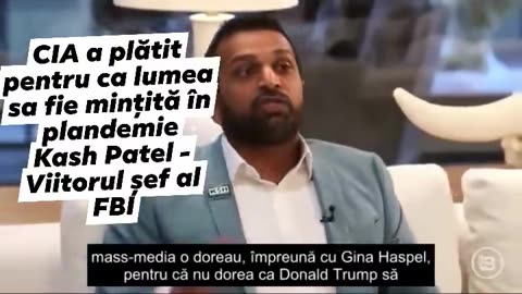 Kash Patel, viitorul sef al FBI: "CIA a platit pt. ca lumea sa fie mintita in pandemia de Covid-19"