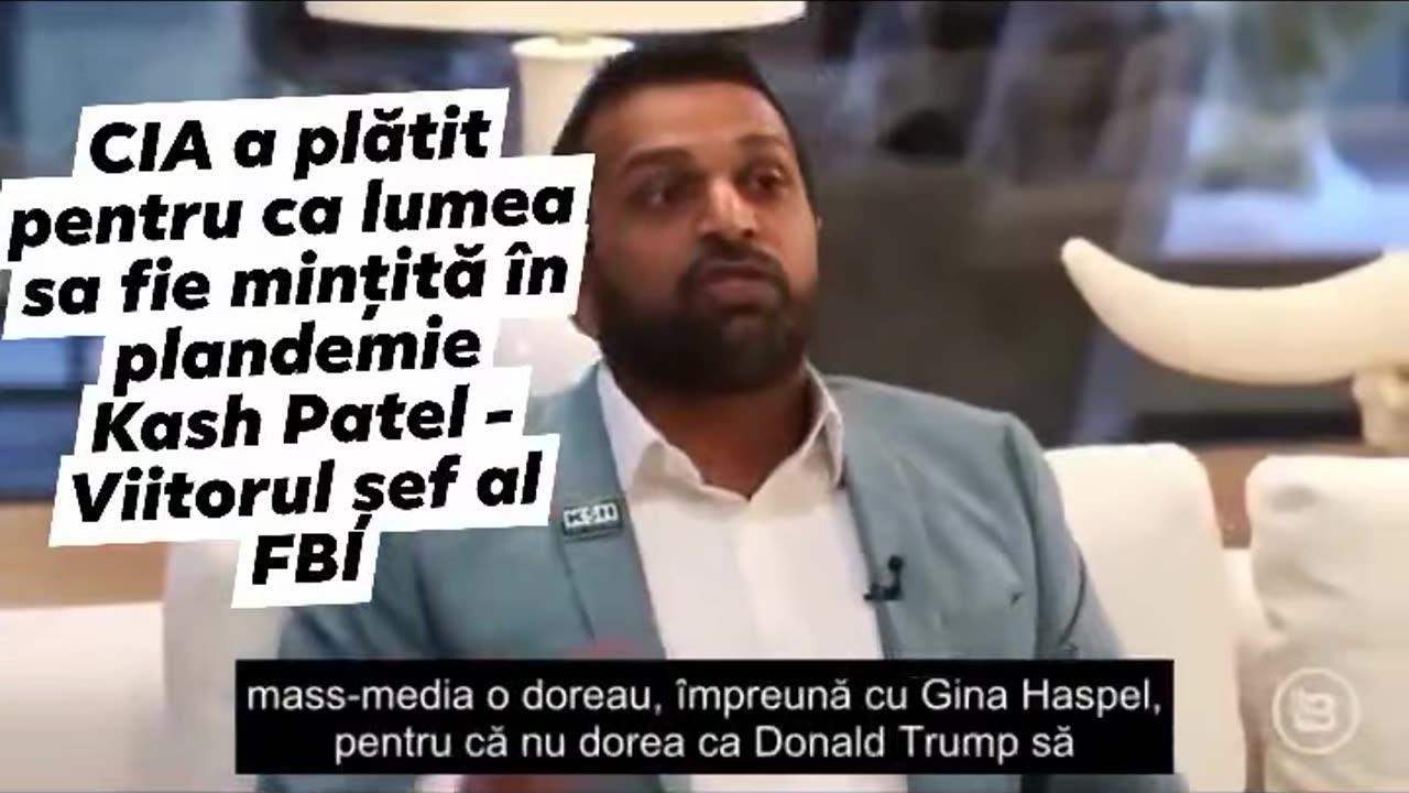 Kash Patel, viitorul sef al FBI: "CIA a platit pt. ca lumea sa fie mintita in pandemia de Covid-19"