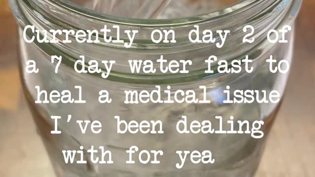 Day 2💦 7 Day Water Fasting To Heal Health Issues And Weight Loss by Carnivore Dad