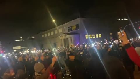 Large protest in #Hamburg 1 of 2