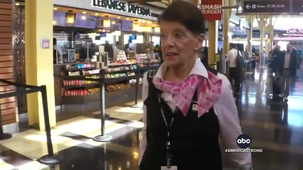 86-year-old woman is the world’s longest serving flight attendant Guinness WNT