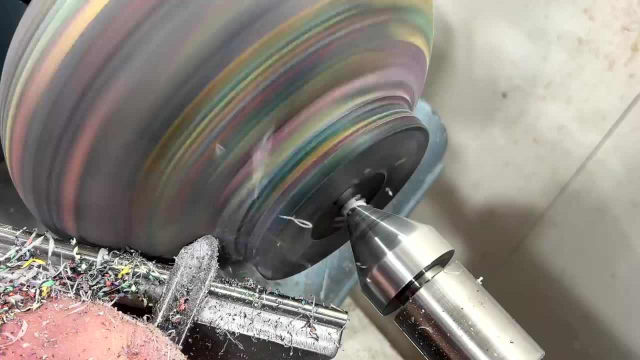 Woodturning - Woodless Woodturning // A Brilliant Idea For Paper & Resin !!4