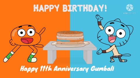 Happy 11th Anniversary Gumball