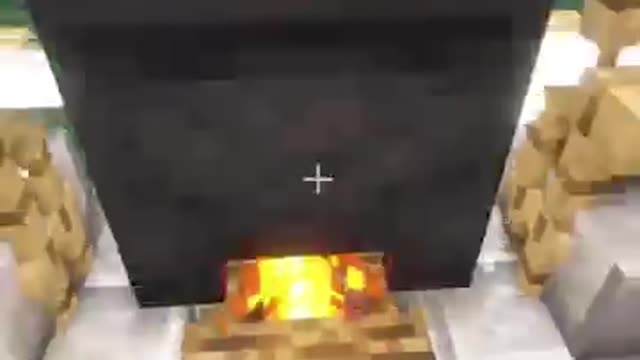 Realistic Fireplace in Minecraft!