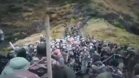 Indian troops beating the shit out of the Chinese Communist