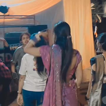 Wife dance in indian marriage