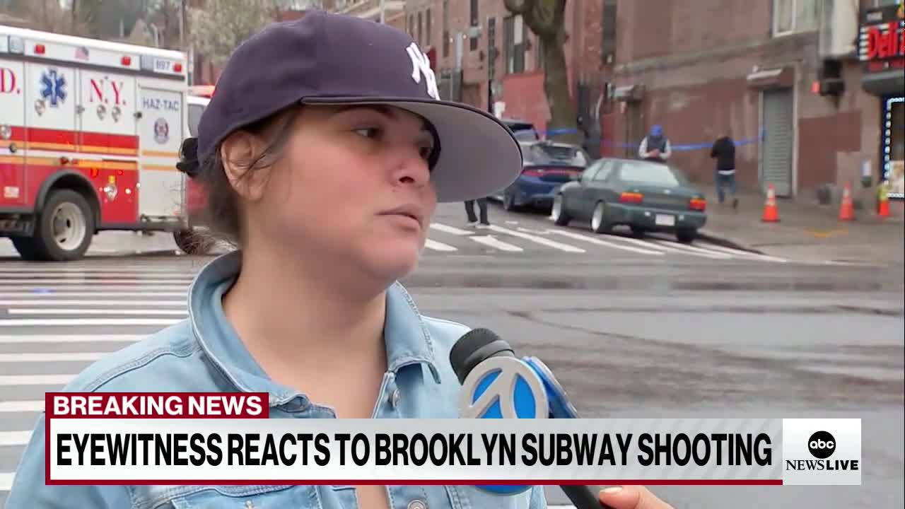 Eyewitness responds to Brooklyn subway shooting