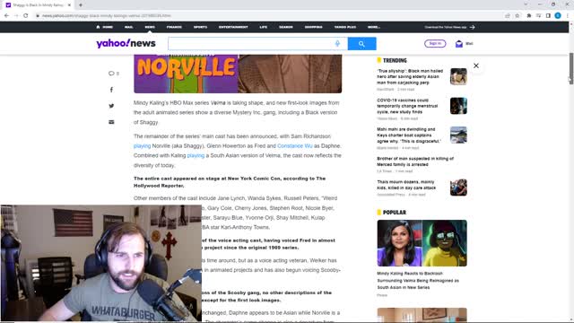 Black Shaggy and South Asian Velma