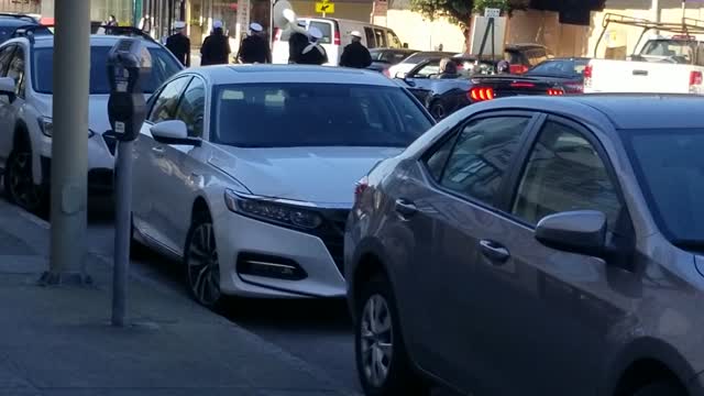 Fallen Police Officer has a city wide parade.