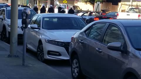 Fallen Police Officer has a city wide parade.