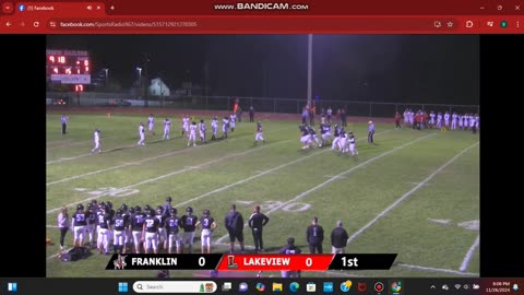 OCTOBER 25 2024 High School Football: Lakeview Sailors VS Franklin Part 2