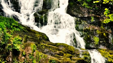 Peaceful waterfall
