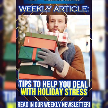 “Tips To You Help Deal With Holiday Stress” in our #TitanMedical #Newsletter!
