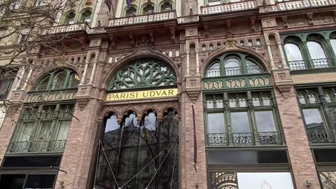 Budapest - Parisian Court outside - Hungary 🇭🇺♥️