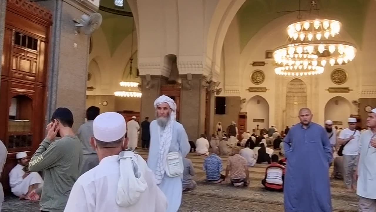 Beautiful view of Masjid Quba | Masjid Quba inside beautiful view in madina shareef