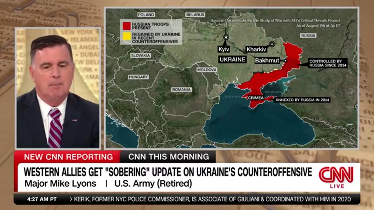 Western allies get 'sobering' update on Ukraine counteroffensive