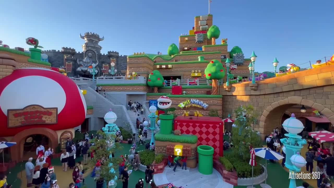 [4K] Yoshi's Adventure Ride in Super Nintendo Land _ Universal Studios Japan 2022