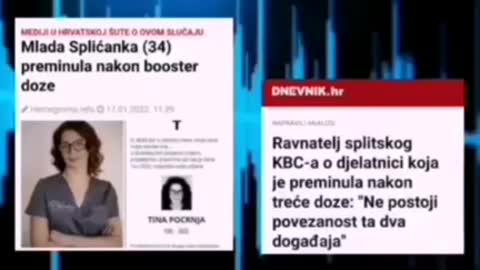 Mlada djevojka, uposlenica KBC Split,