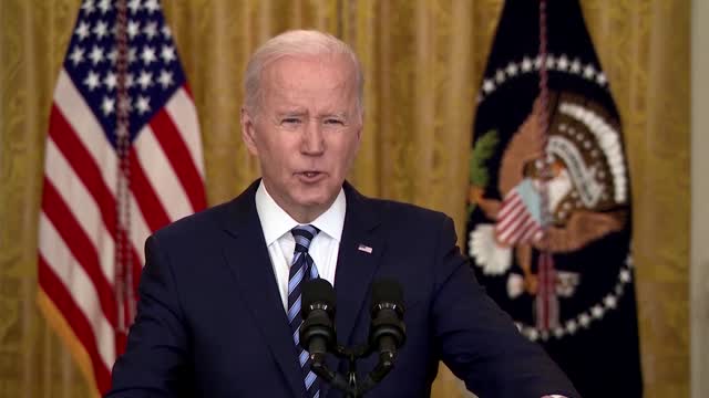 'Putin chose this war' -Biden on Russia's invasion of Ukraine