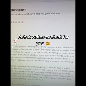 AI CAN WORK FOR YOU TO READ AND WRITE