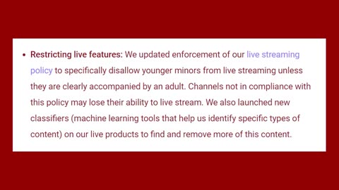 YouTube Now Restricts Younger Kids From Streaming On The Platform, And I'm Glad! [8jlmow29c7U-1]