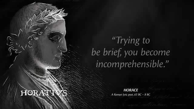 Quotes from Horace that are more popular among young people include "Don't Regret in Old Age"