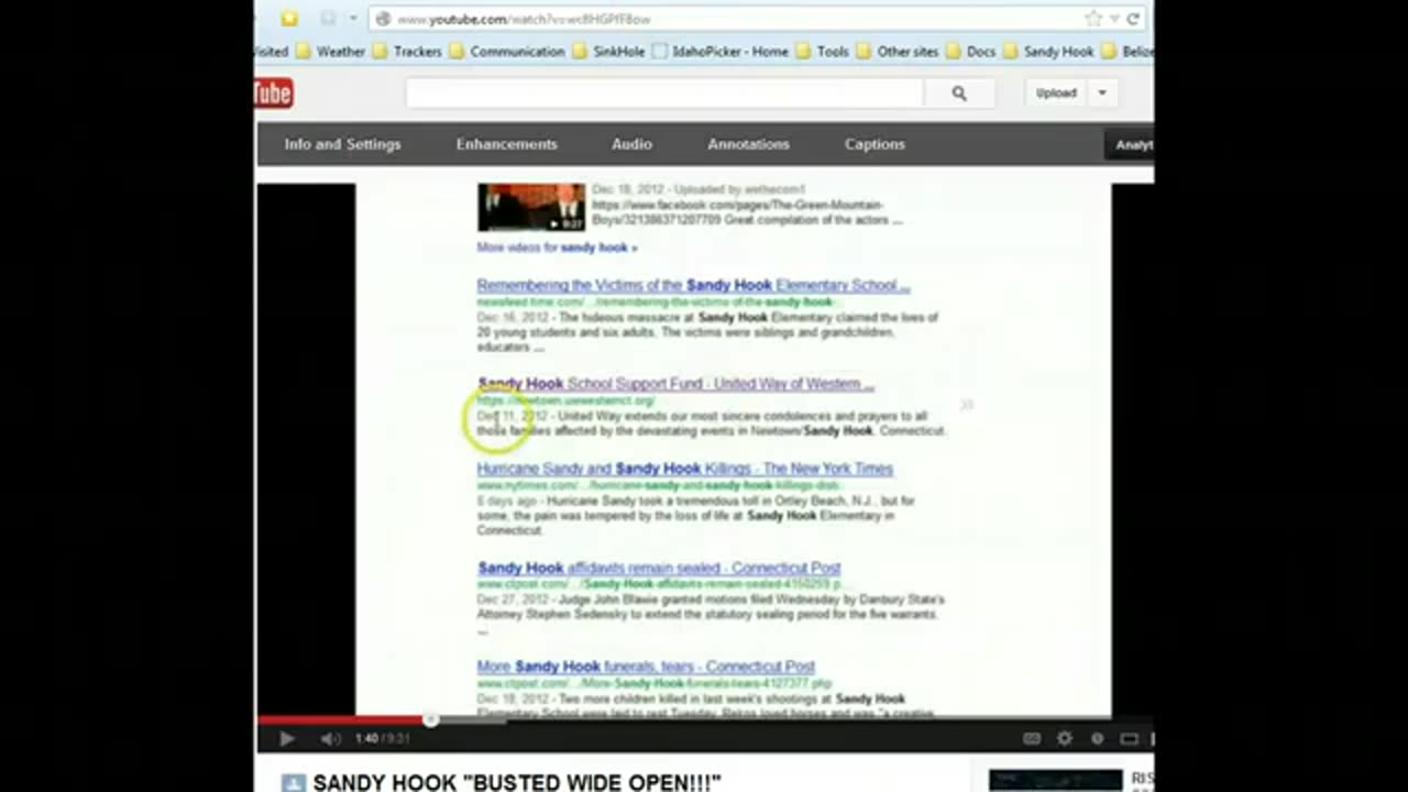 'Sandy Hook Massacre - United Way SCAM - Pre-Massacre Donation Website Dates Reviewed' - 2013