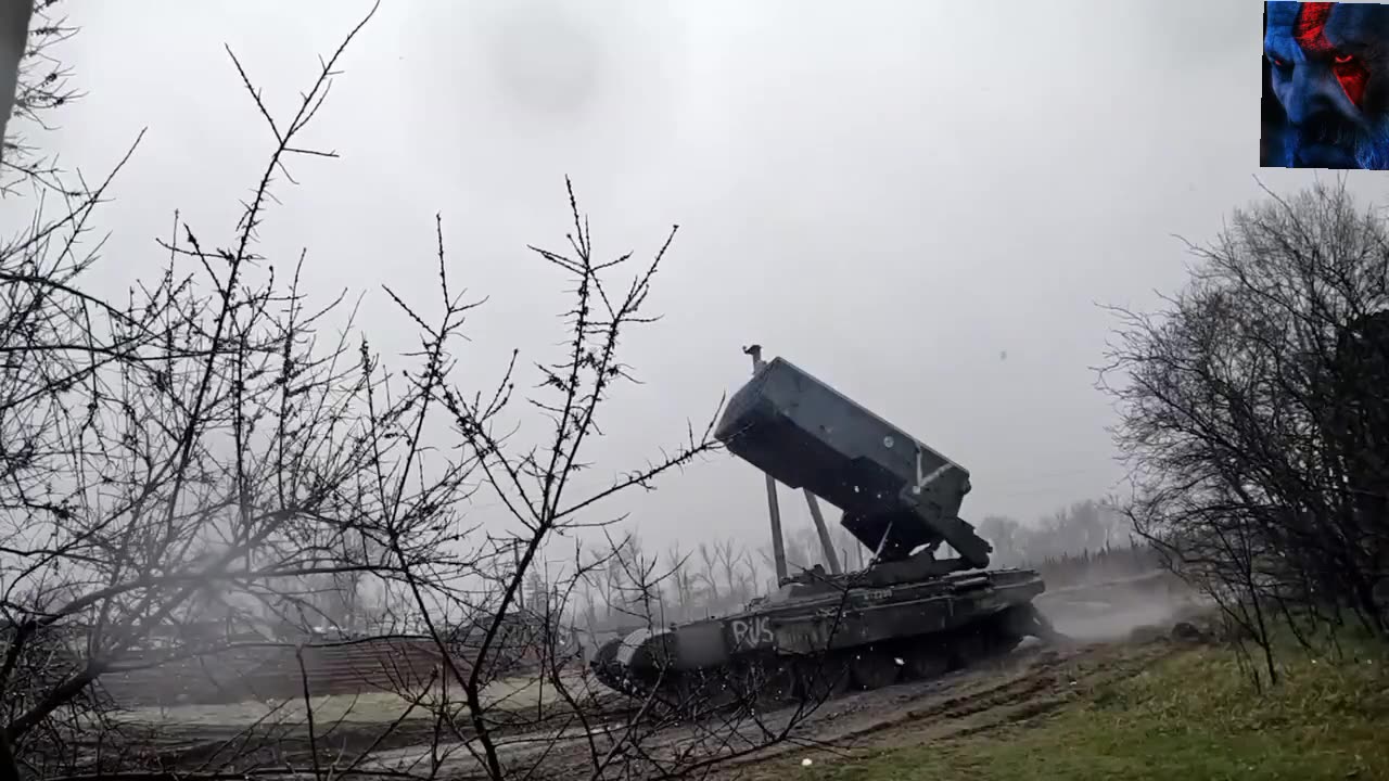 paratroopers TOS-1S in the first of Kremenaya