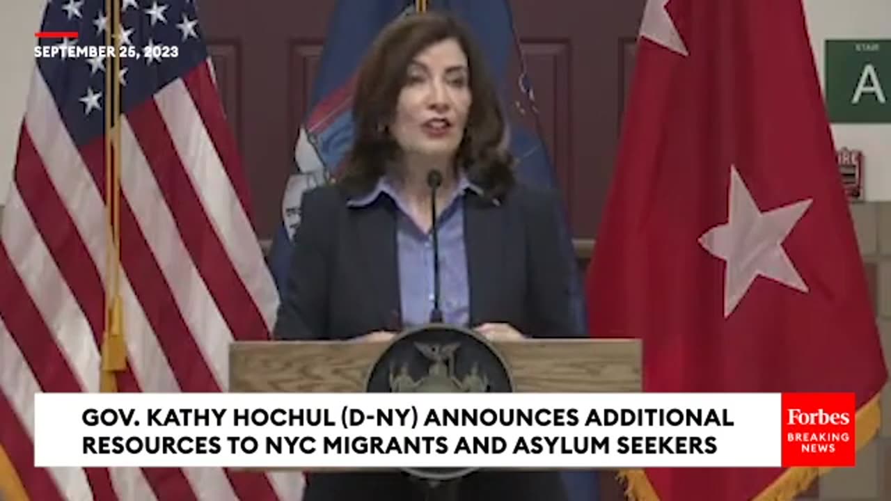 JUST IN- Gov. Kathy Hochul Announces New Resources For NYC Migrants And Asylum Seekers