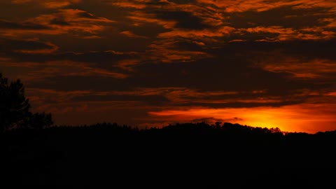 A beautiful mesmerising Sunset ( Time lapse)