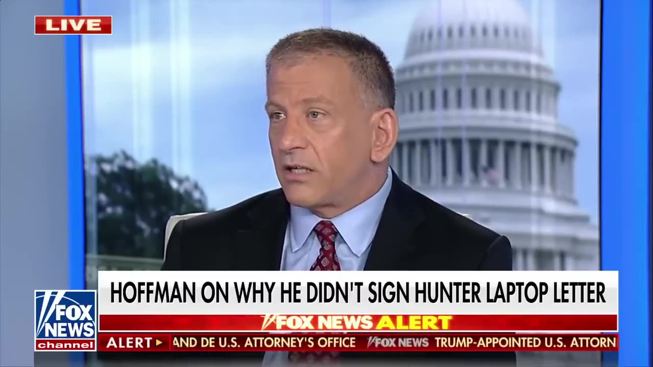 Former Intel Official Explains Why He Didn't Sign Infamous Hunter Biden 'Disinfo' Letter