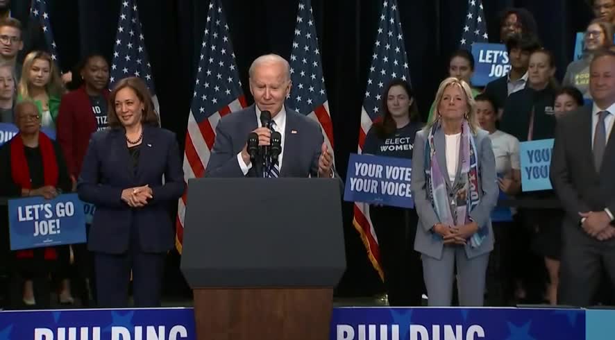 Biden: “All the Democrats ran on the same agenda without being told.”