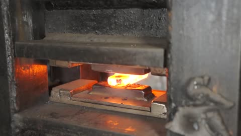 Meteorite Damascus steel.1